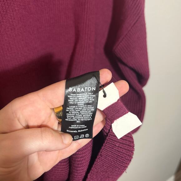 Womens Size S Aritzia Babaton Maclean 100% Merino Wool Turtleneck Sweater Dress - Picture 5 of 7